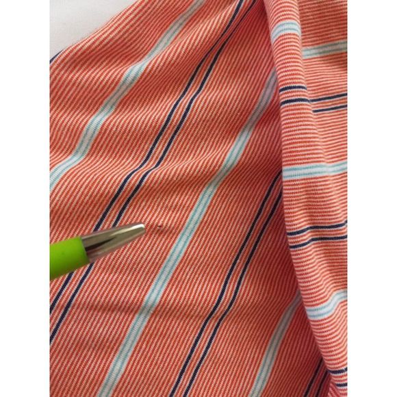 ORVIS Men's Short Sleeve Button Up Polo Size X-LARGE Checked‎ Orange - Picture 6 of 10